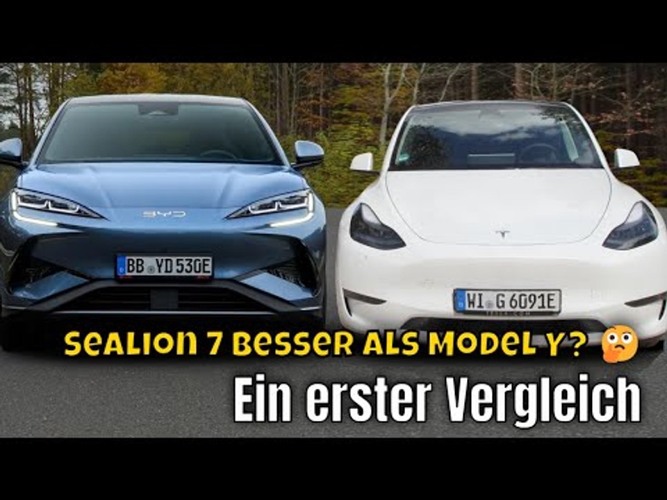 Tesla Model Y vs. BYD Sealion 7: Wer gewinnt das Elektro-Duell?