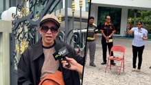 Roslan Shah datang Ipoh sokong Vida, kasihan barang rumah kena lelong