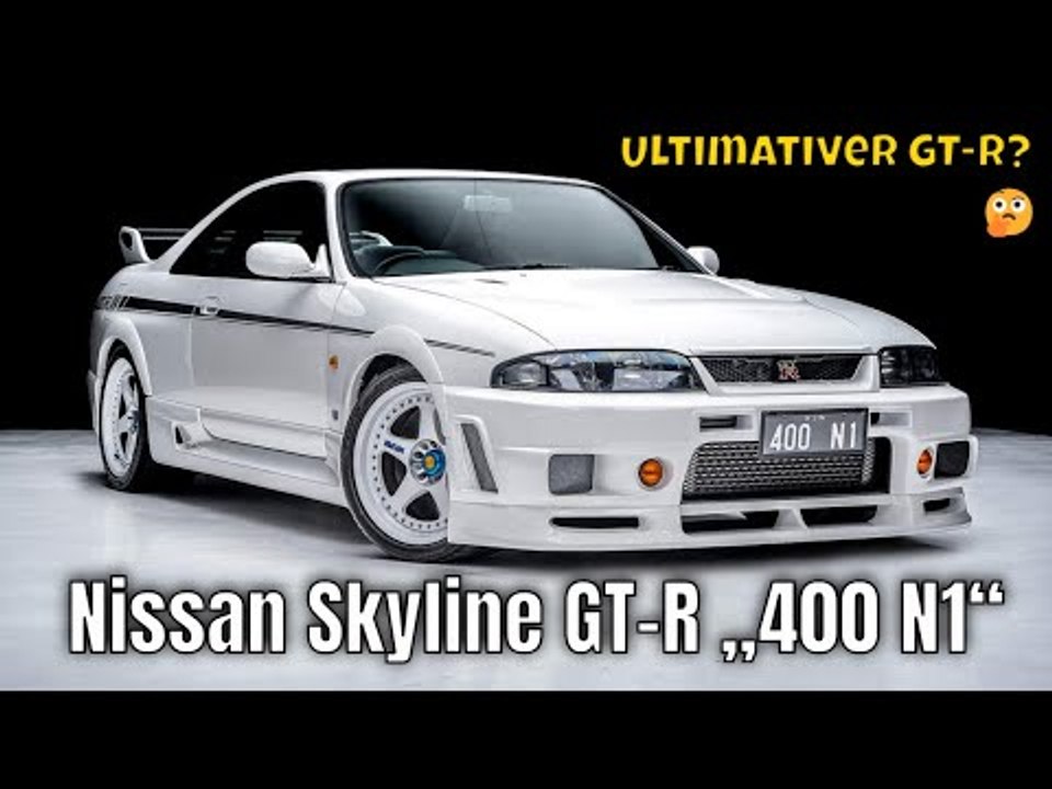 Nissan Skyline GT-R 400 N1: Selten, schnell und 800 PS stark | die Fakten