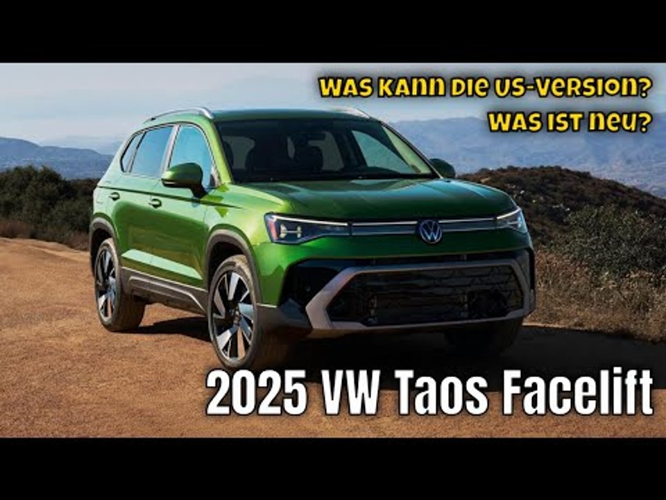 2025 VW Taos: das Facelift ist edler und hat ein paar mehr PS