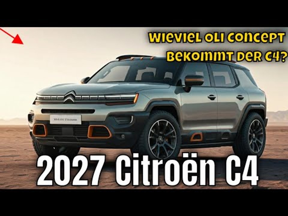 2027 citroën c4: ein kantiger schritt mit "oli concept" details? | erste informationen