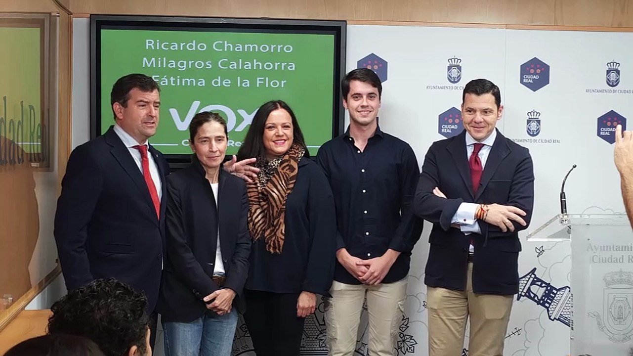Rueda de prensa de dimisión de Ricardo Chamorro