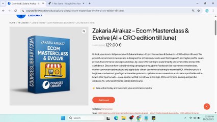 Ecommerce Masterclass BY Zakaria Airakaz