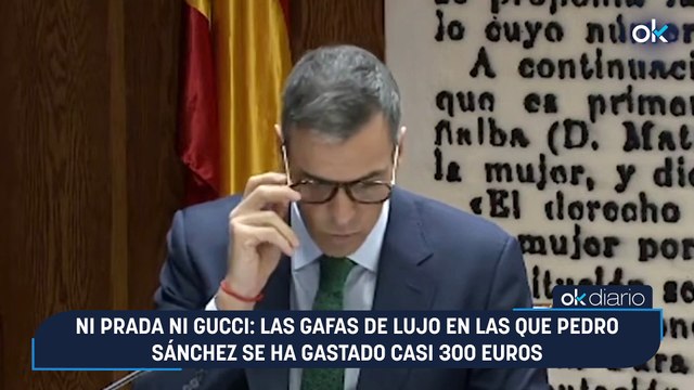Ni Prada ni Gucci: las gafas de lujo en las que Pedro Sánchez se ha gastado casi 300 euros