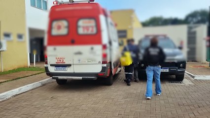 Detido por furto de carro em Cascavel, suspeito é hospitalizado após fuga e acidente