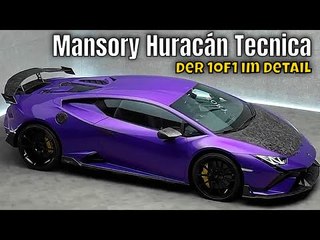 2025 Mansory Lamborghini Huracán Tecnica: Einzigartiges Tuning in Viola Pasifae!