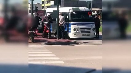 Bursa'da yol verme kavgası