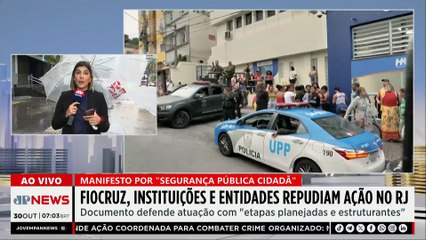 Fiocruz e entidades repudiam ação de forças de segurança no Rio