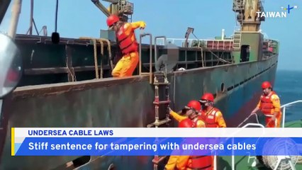 Taiwan Amends Laws To Counter Malicious Undersea Cable Damage