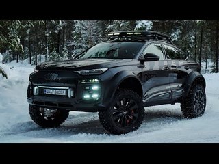 2025 Audi Q6 e-tron offroad concept mit Portalachsen: Elektro-SUV für extremes Gelände