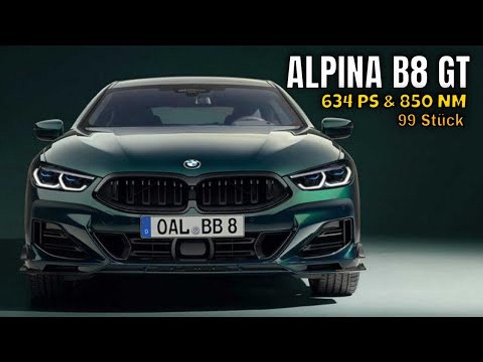 2025 ALPINA B8 GT mit 634 PS & 850 NM: Der ultimative Abschied der BMW 8er-Serie (G16)