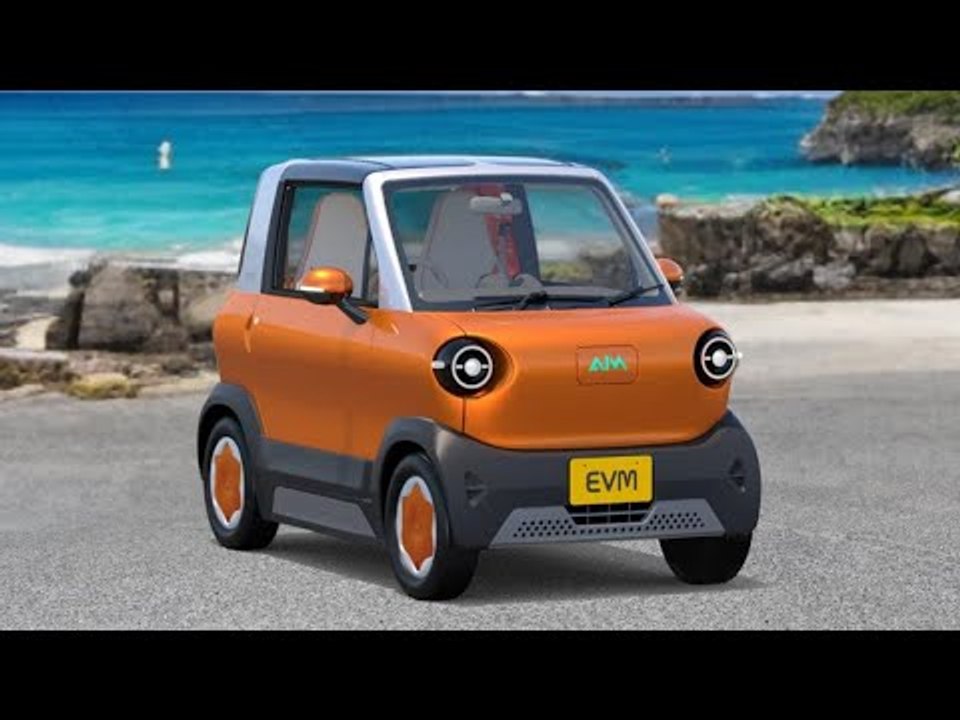 Kleinstes E-Auto Japans? 2025 AIM EVM mit Targa-Dach & 120 km Reichweite!
