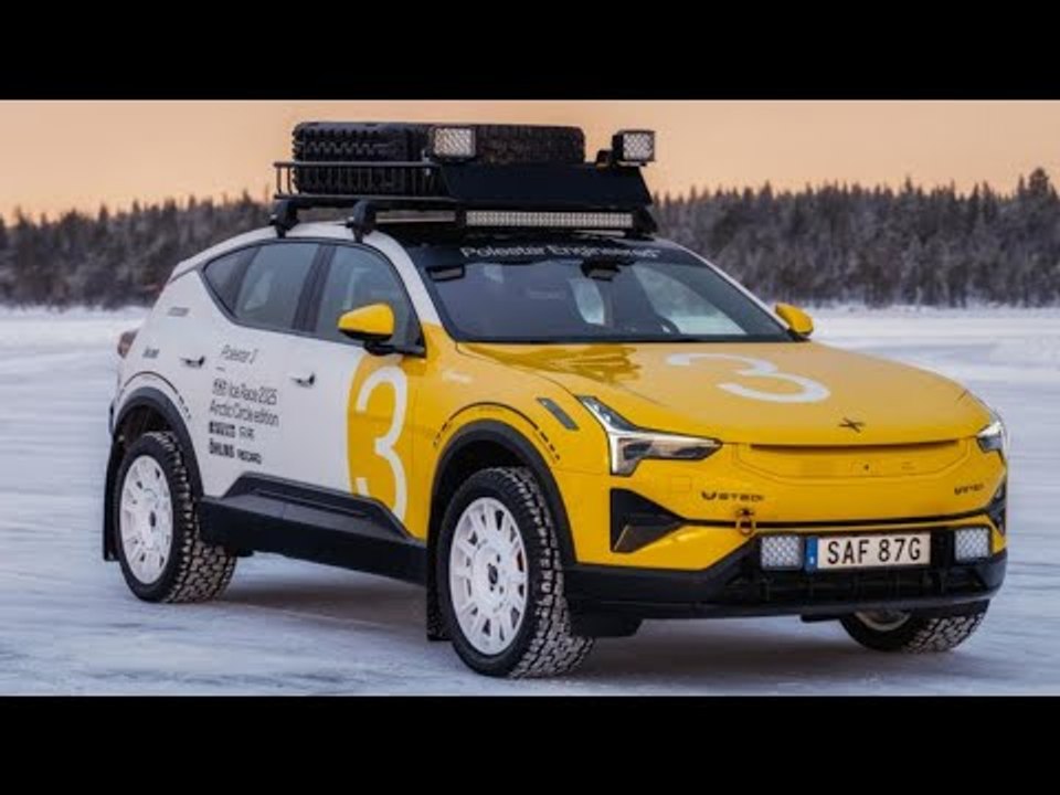 2025 Polestar Arctic Circle: Extreme Performance auf Eis im Polestar 2, 3 und 4