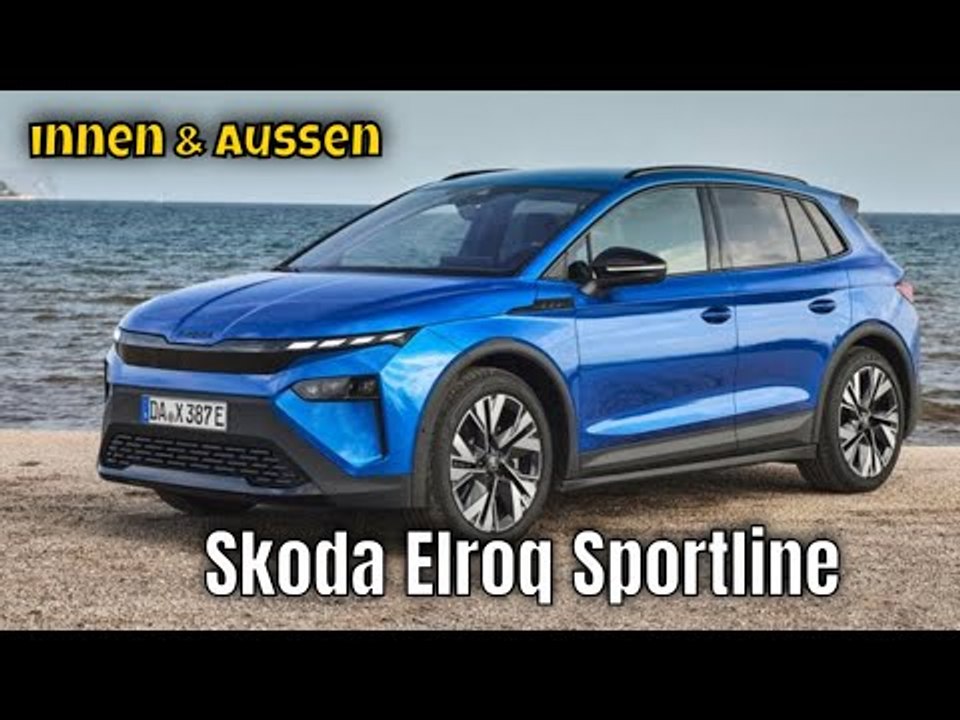 2025 Škoda elroq sportline | walkaround, exterieur, interieur, fahraufnahmen