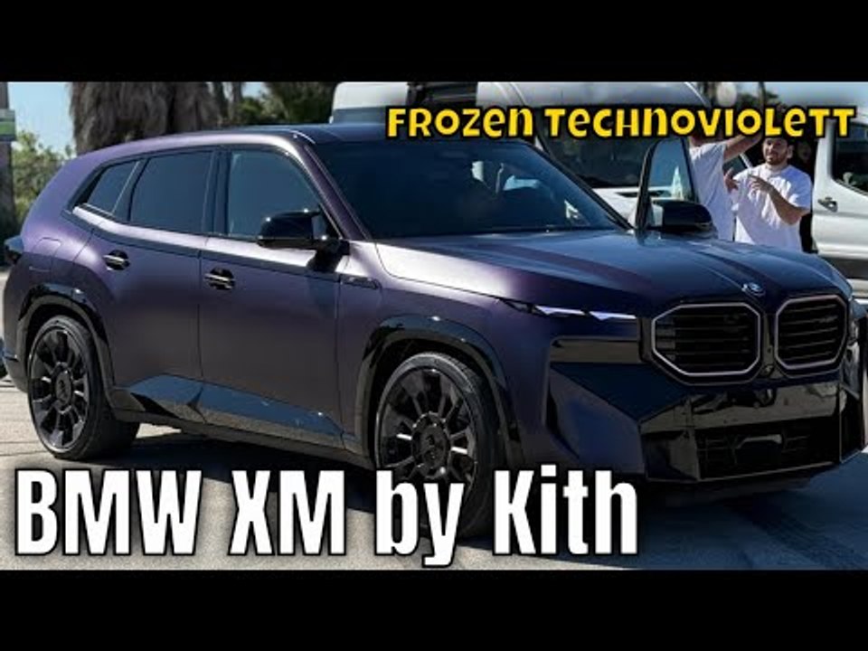 BMW XM x Kith in Frozen Technoviolett: Das stylischste Luxus-SUV? | die Fakten