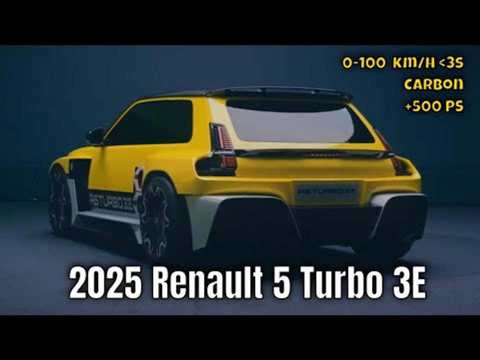 2025 Renault 5 Turbo 3E: irres 500 PS Elektro-Monster im Retro-Look