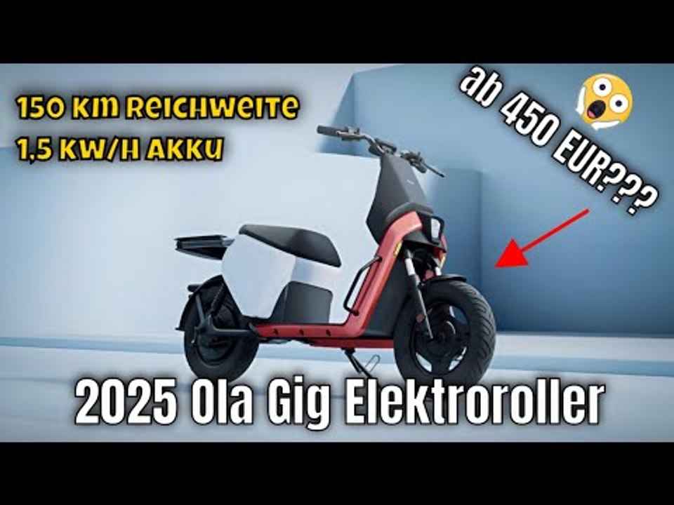Elektroroller für 500 €: der Ola Gig, Gig+, S1 Z, S1 Z+ revolutionieren den Markt