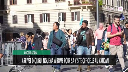 [#Reportage] Coopération : arrivée d’Oligui Nguema à Rome pour sa visite officielle au Vatican