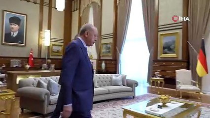 Cumhurbaşkanı Erdoğan, Almanya Başbakanı Merz’i kabul etti
