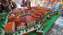 Lucca Comics, nel padiglione Lego un diorama della città toscana