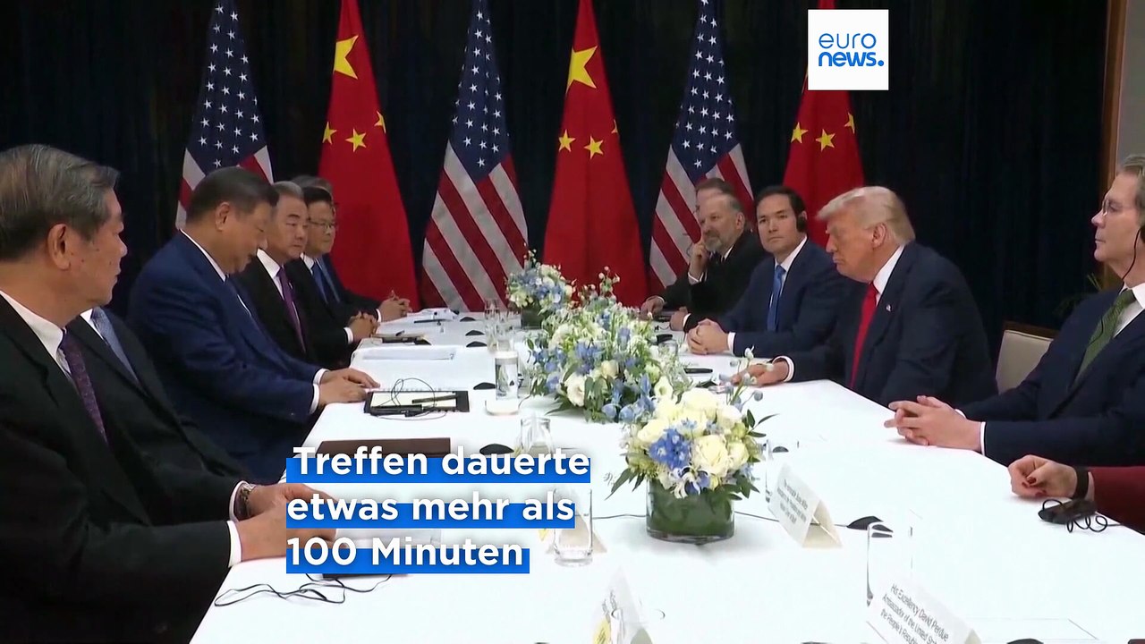 'In vielen Dingen einig': Trump kündigt Handelsabkommen mit China nach Treffen mit Xi an