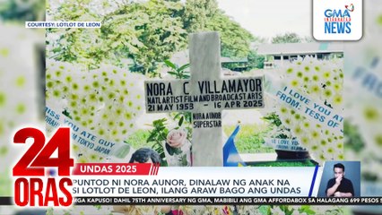 Mga puntod ng mga personalidad tulad nina FPJ at Susan Roces, binisita ng fans | 24 Oras