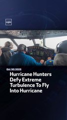 Hurricane Hunters Defy Extreme Turbulence To Fly Into Hurricane Melissa
