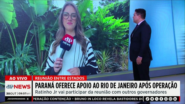 Ratinho Jr oferece ajuda do Paraná a Cláudio Castro no Rio