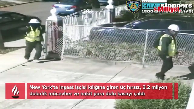 Film sahnesi gibi soygun! İnşaat işçisi kılığına girdiler, 3.2 milyon dolarlık vurgun yaptılar