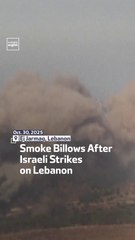 Smoke Billows After Israeli Strikes on Lebanon