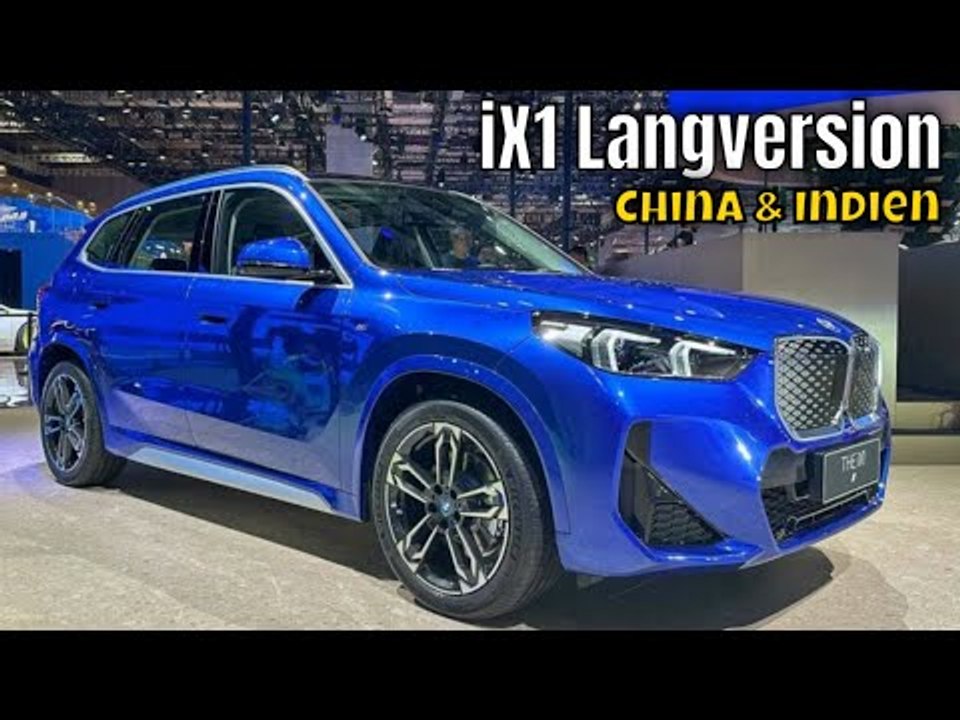 2025 BMW iX1 Langversion (LWB/U12): Platzwunder exklusiv für Indien
