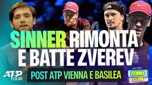 Jannik Sinner vince il titolo a Vienna: rimontato e sconfitto Zverev | Post Atp Vienna & Basilea