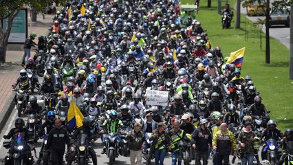 Protestas de motociclistas por restricciones a la movilidad en Halloween iniciaron el jueves