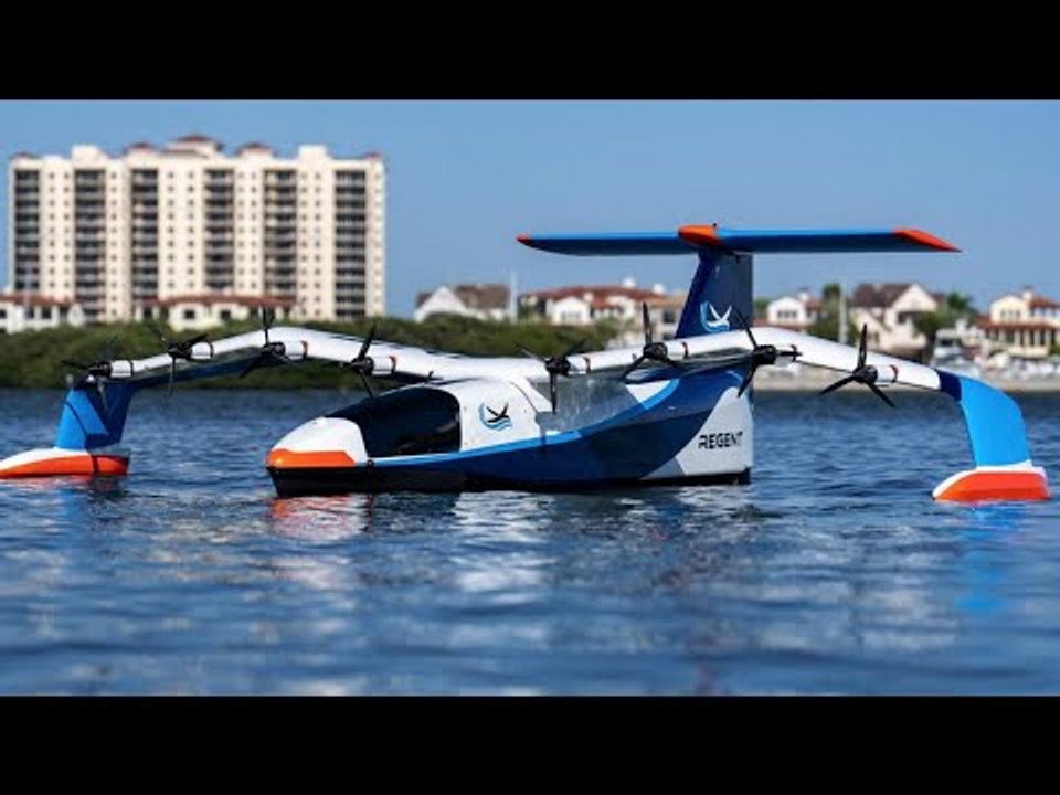 REGENT Craft Viceroy Seegleiter: Das elektrische Flugboot der Zukunft!