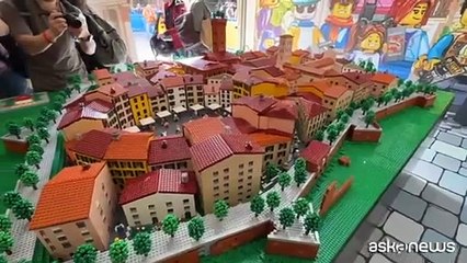 A Lucca Comics 2025 un diorama Lego della città toscana: «Ci abbiamo impiegato 400 ore»