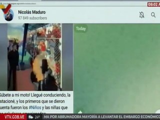 ¡Súbete a mi moto! Pdte. Maduro visitó la Comuna "De Cara al Río" en Petare