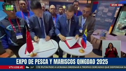 Venezuela y China firman acuerdo para dotar de 3 mil motores anuales a la pesca artesanal venezolana