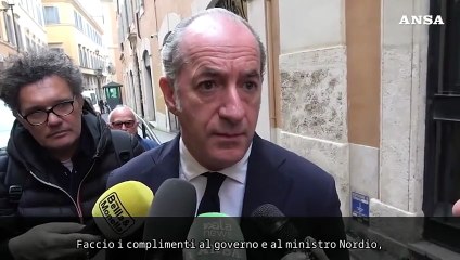 Zaia: "Bene la riforma della giustizia, ricordo l'impegno sull'autonomia"