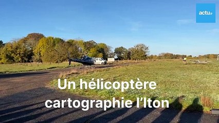 Dans l’Eure, un hélicoptère survole l’Iton pour mieux connaître les eaux souterraines