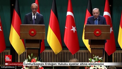 Cumhurbaşkanı Erdoğan'dan Alman gazetecinin 'İBB sorusuna' yanıt