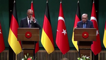 Erdoğan'dan Almanya Başbaşkanı'na tepki: Gazze'deki soykırımı görmüyor musunuz?