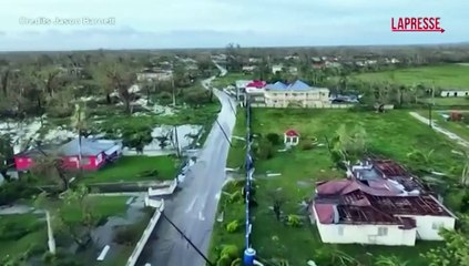 Giamaica devastata dall'uragano Melissa: le immagini dei droni