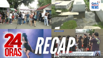 24 Oras: (Part 3) Dagsa ng mga bibisita sa sementeryo | Tradisyong pananakot, paano nagsimula? | Halloween costume ng mga sikat, atbp.
