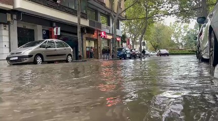 Rotura de tubería en la calle Alarcos de Ciudad Real