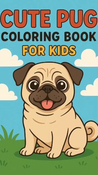 Order now : store.bigbang.social/p/6125130Cute Pug Coloring Book: For Kids.#kids #KidsBooks #drawing #drawingchallenge #drawingbook #kinda #kidsevent #kidsactivities #kids #booknow #bookstagram #booklover #PNG50 #pngbook