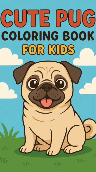 Order now : https://store.bigbang.social/p/6125130Cute Pug Coloring Book: For Kids.#kids #KidsBooks #drawing #drawingchallenge #drawingbook #kinda #kidsevent #kidsactivities #kids #booknow #bookstagram #booklover #PNG50 #pngbook