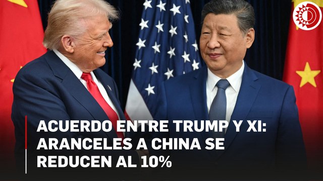 Trump baja aranceles a China al 10% tras reunión con Xi