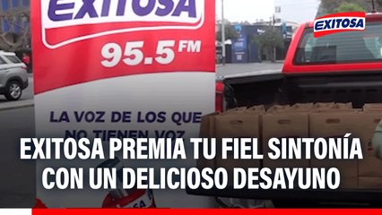 Surquillo: Exitosa premia tu fiel sintonía a los 95.5 FM con un delicioso desayuno
