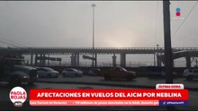 Niebla paraliza vuelos en el aeropuerto de la CDMX | DPC con Paola Rojas