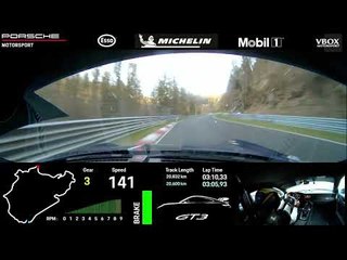 Porsche 911 GT3 (992.2) | Nürburgring-Rekord für Handschalter - volle Runde (6:56,294 min.)